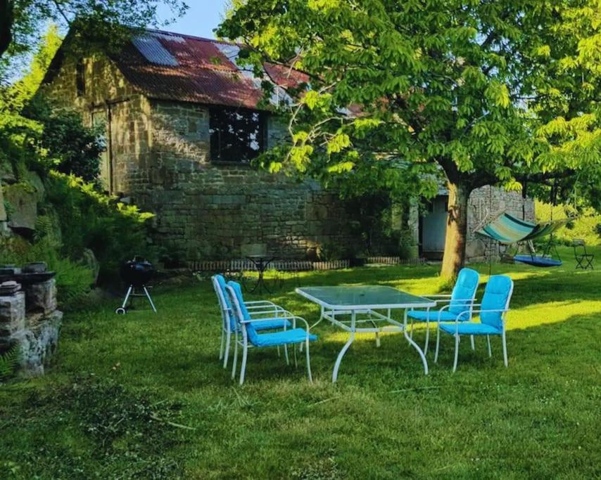 Maison En Pierre Au Milieu Du Bocage Coulouvray-Boisbenatre Bagian luar foto